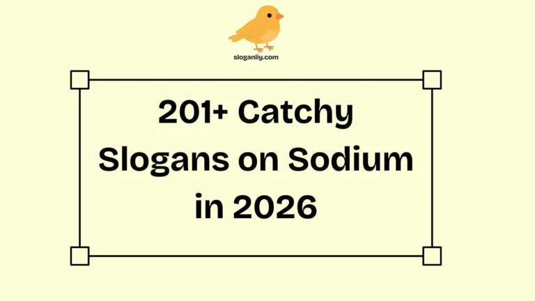 Catchy Slogans on Sodium