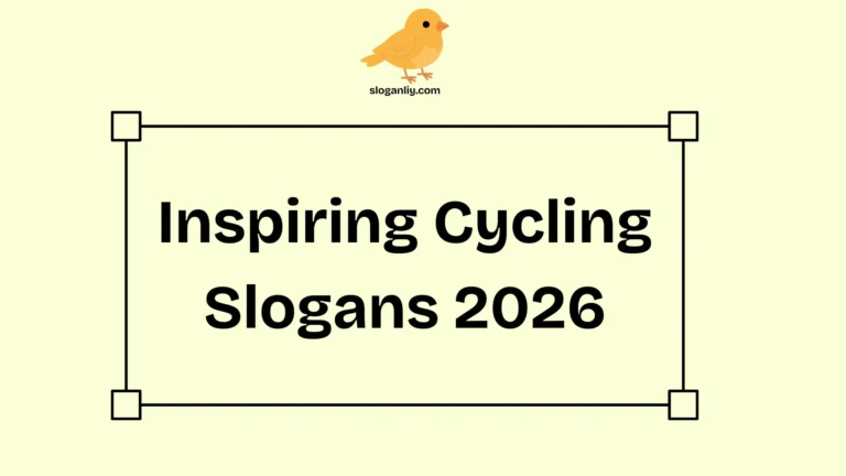 Inspiring Cycling Slogans 2026