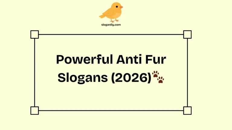 Powerful Anti Fur Slogans (2026)