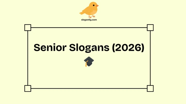 Senior Slogans