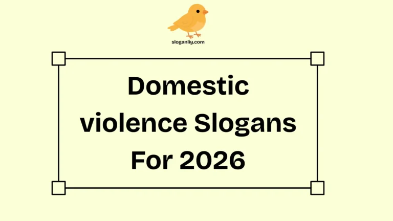 Domestic violence Slogans