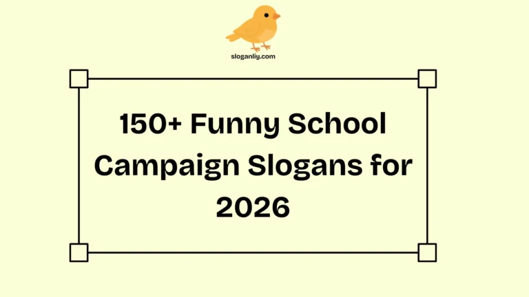 Funny School Campaign Slogans