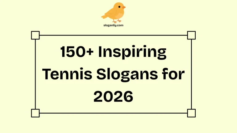 Inspiring Tennis Slogans