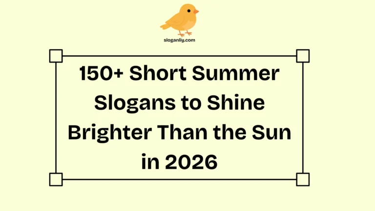 Short Summer Slogans to Shine Brighter Than the Sun