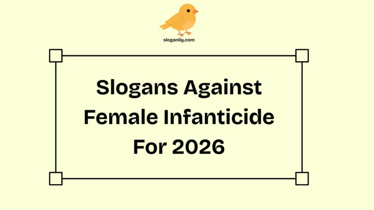 Slogans Against Female Infanticide