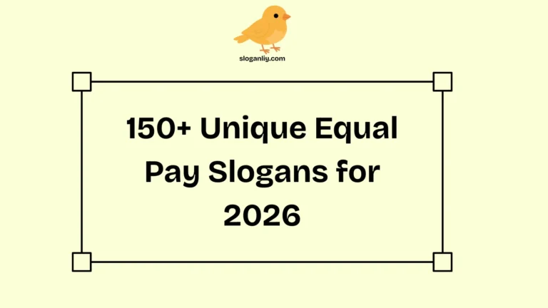 Unique Equal Pay Slogans
