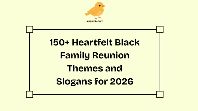 Black Family Reunion Themes and Slogans