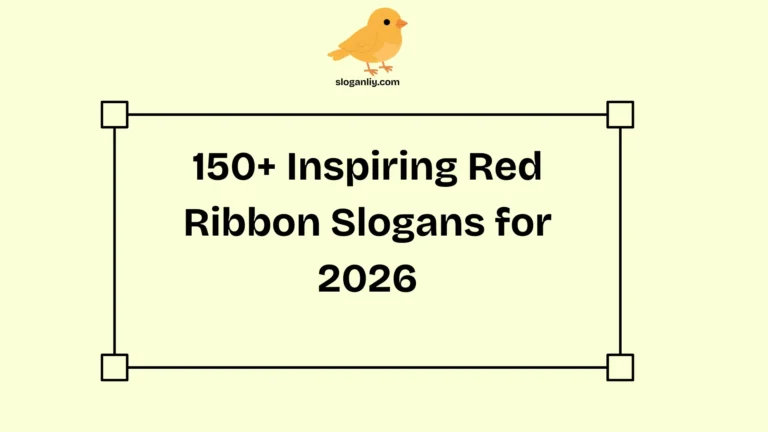 Inspiring Red Ribbon Slogans