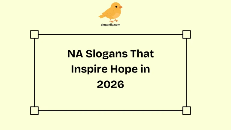 NA Slogans That Inspire Hope