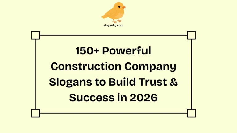 Powerful Construction Company Slogans