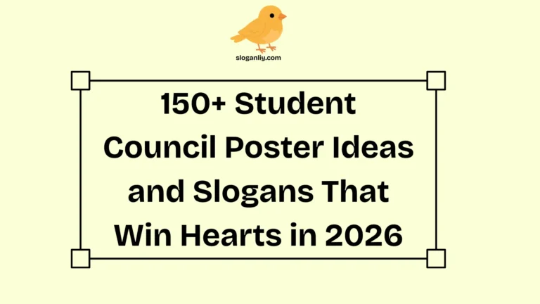 Student Council Poster Ideas and Slogans